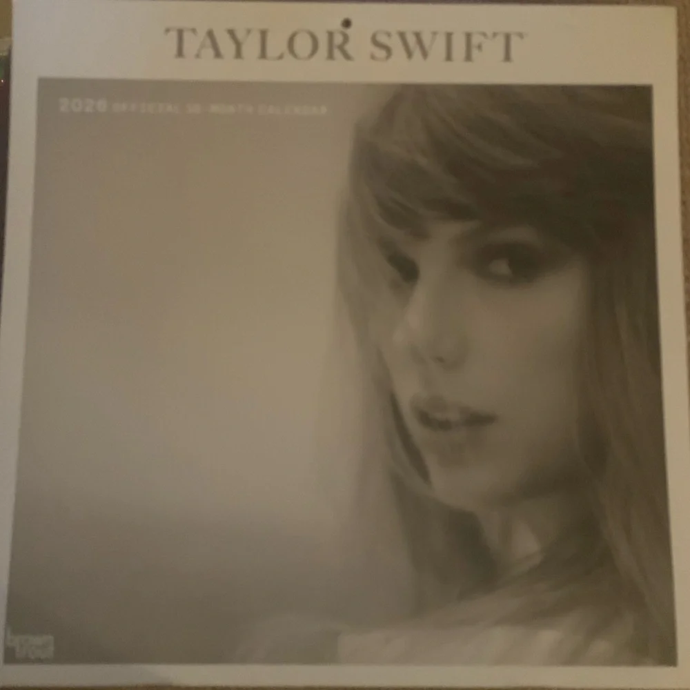 Source Unknown Black and White Calendar